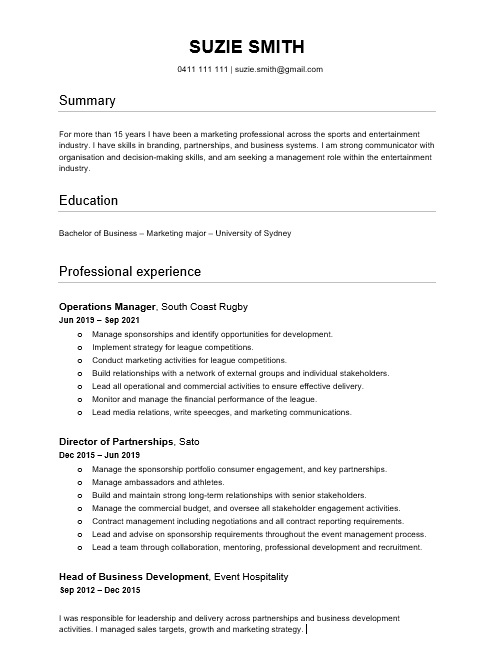 Resumes &#038; Cover Letters